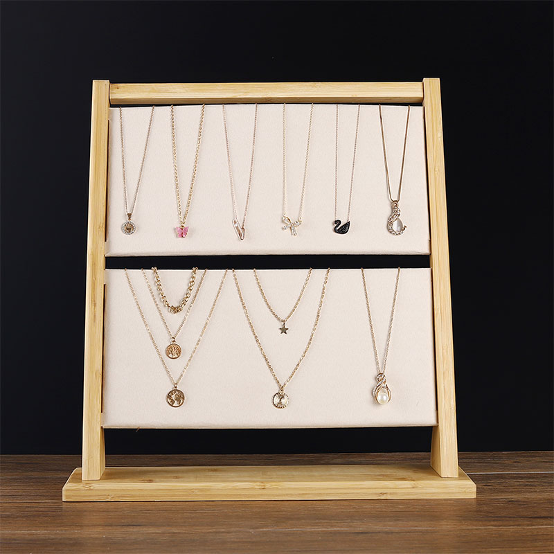 创意项链展示架摆摊柜台吊坠饰品收纳架首饰架子立式珠宝陈列道具