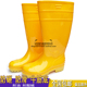 男士 黄色胶鞋 防砸靴水鞋 高筒套鞋 水靴男 雨靴耐油防水鞋 耐酸碱雨鞋