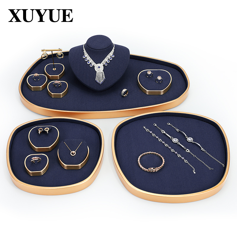 新款手镯项链耳环橱窗柜台珠宝拍摄道具首饰展示架戒指耳环陈列架