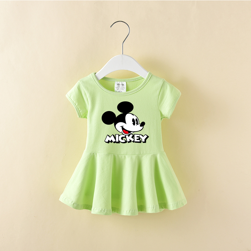 小女童连衣裙夏装2021新款婴儿童洋气T恤裙子宝宝纯棉洋气短袖裙