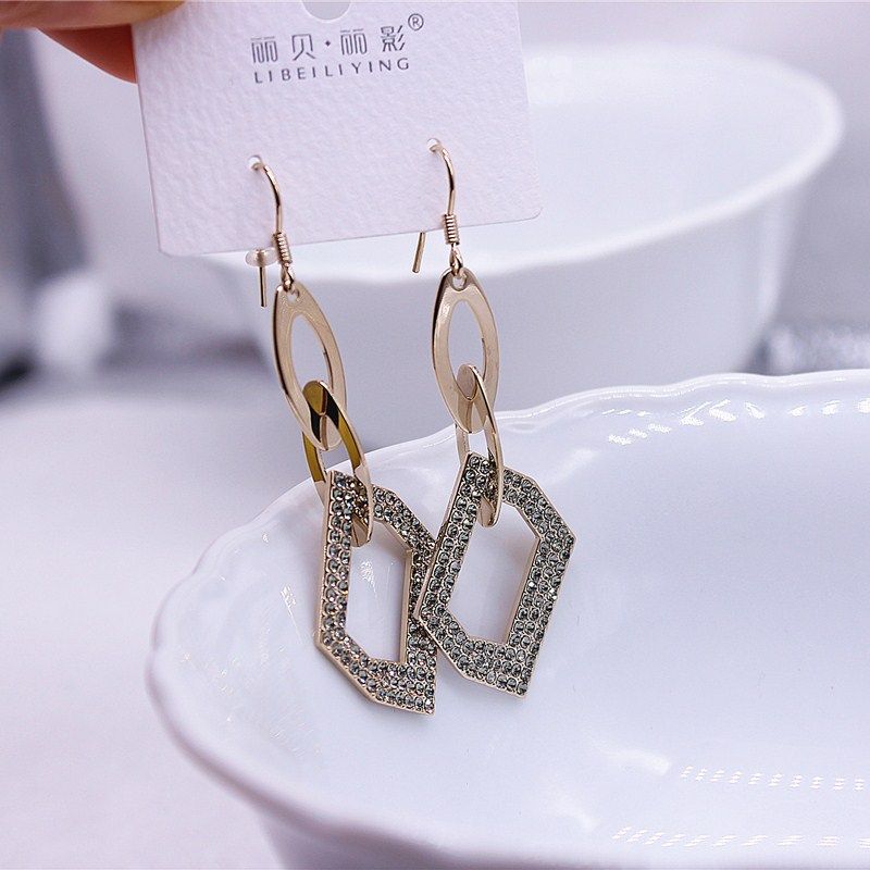 复古流苏耳环2021年新款潮韩国气质网红长款时尚耳坠爆款耳饰女