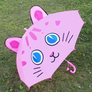 雨伞1-2-3-4岁宝宝迷你小伞婴儿童女小童超轻卡通玩具童伞幼儿园