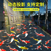 动态特效logo投影灯门头地面图案广告招牌射灯户外网红景点亮化