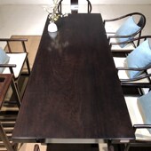 6A.7黑檀大板风车木皮灰木实木 尺寸 228