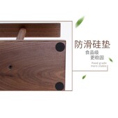 创意黑胡桃耳机架 头戴耳机挂架 实木耳麦支架展示架子实木耳机架