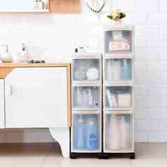 。22厘米夹缝收纳柜塑料抽屉式卫生间储物柜缝隙窄厨房整理柜置物