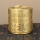 烟灰缸黄铜c家用带盖个性 车载摆件送礼烟灰缸家居 潮流密封时尚