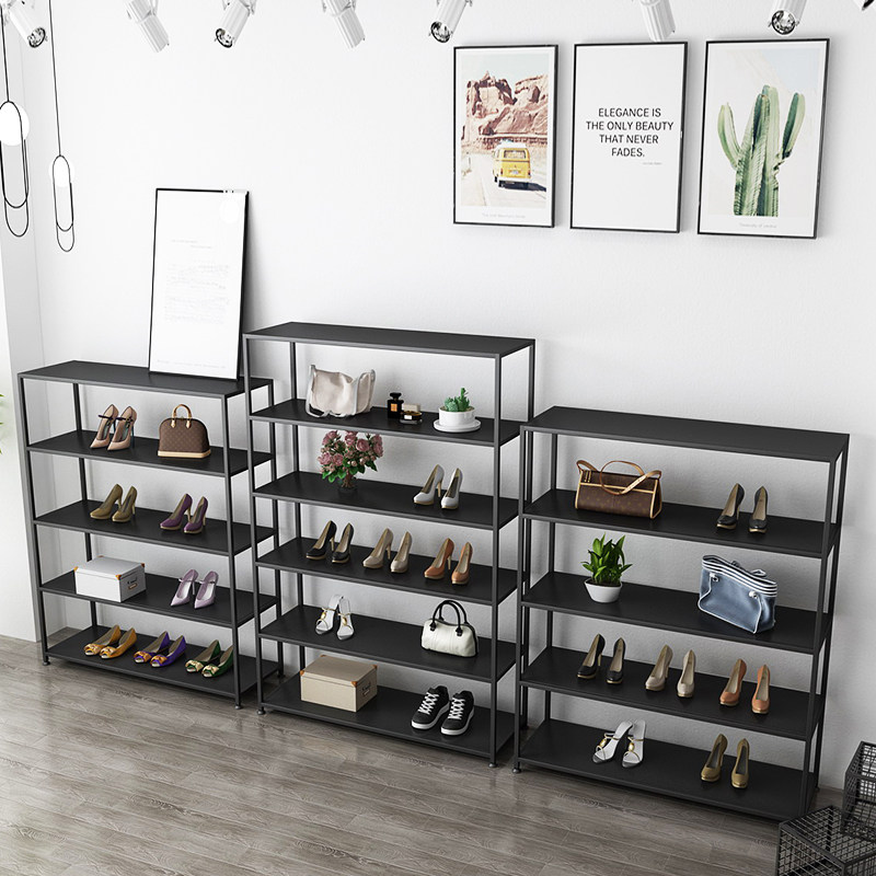 服装店展示架鞋架店铺放包包架子多层置物架陈列架女装货架柜落地