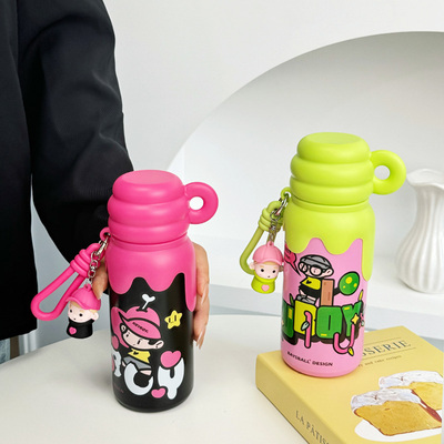 K-BOY超酷保温杯一杯双盖