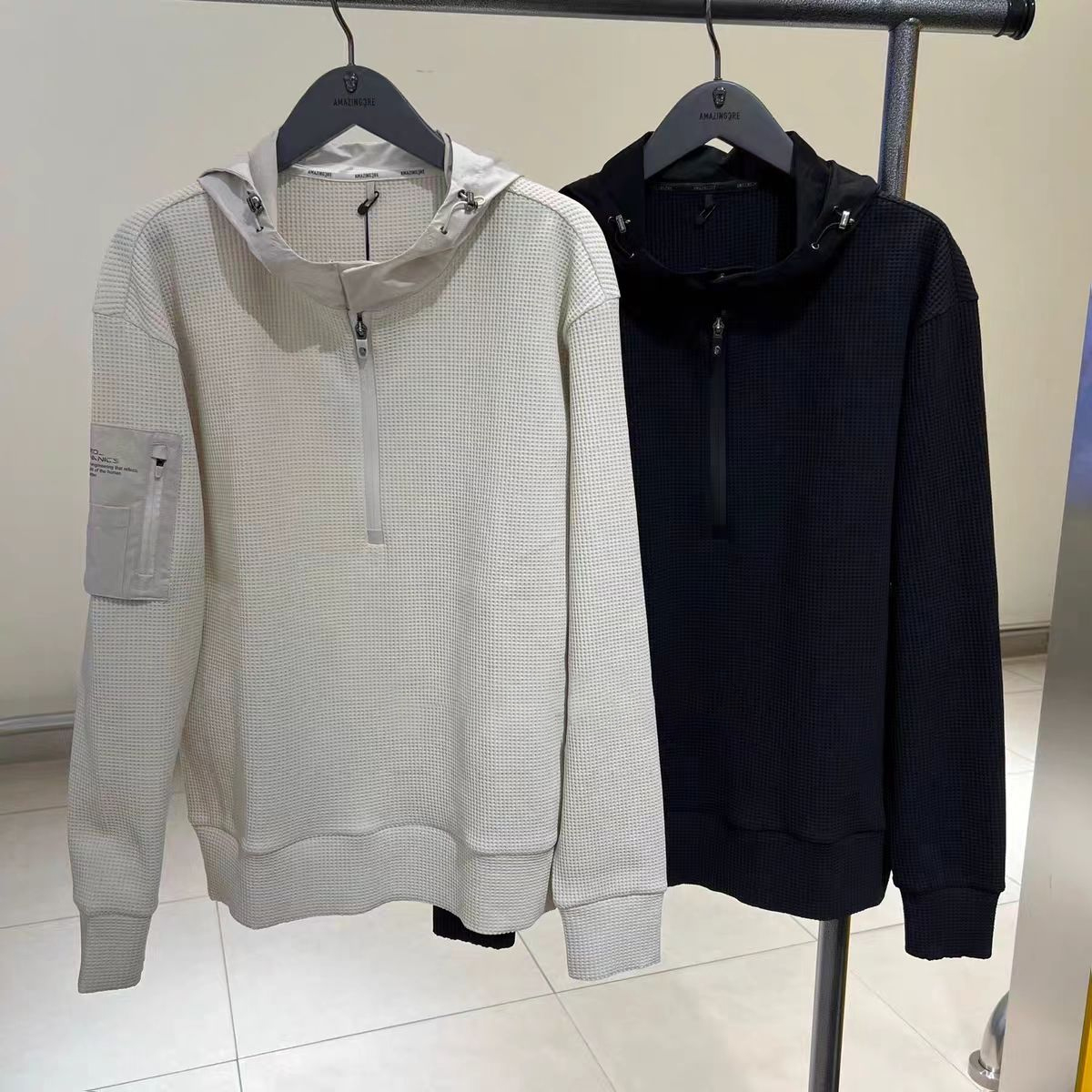 2025初秋新款高尔夫服装男士连帽卫衣户外百搭休闲运动长袖上衣潮