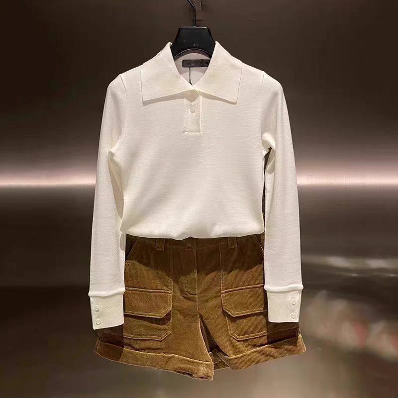 秋季韩版高尔夫服装女士纯色简约加厚短裤运动休闲百搭保暖裤子