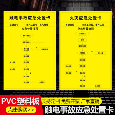 危险化学品泄漏处理方法提示牌