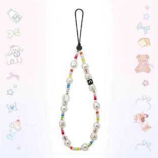 CASETIFY现货丨链条联名短挂绳七彩珠饰手链男女明星同款