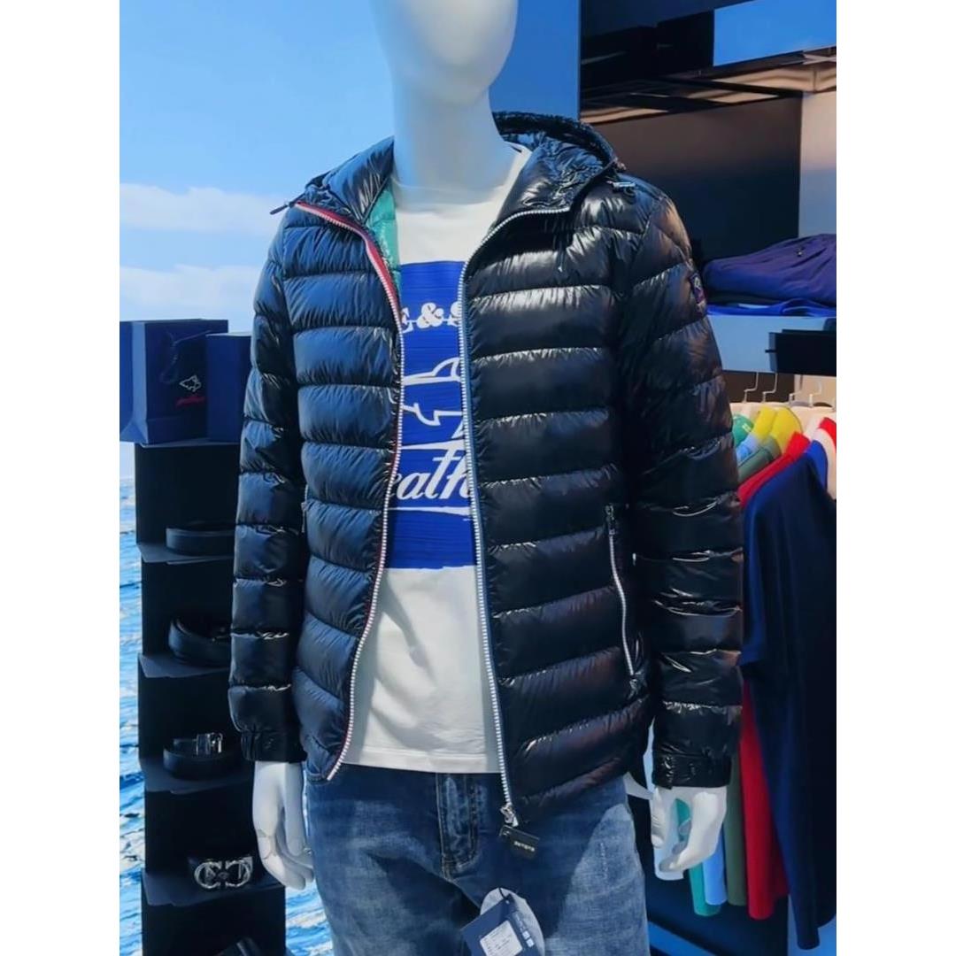 勇士鲨鱼秋冬白鹅绒服轻奢外套