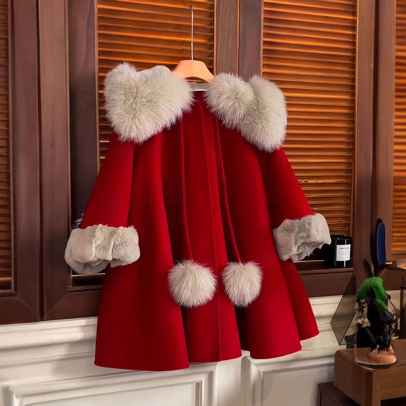 女童拜年服外套2025新款秋冬季红色风衣儿童洋气时髦喜庆新年战袍,童装/婴儿装/亲子装,普通外套,淘宝优惠券,粉丝福利购,淘宝优惠卷