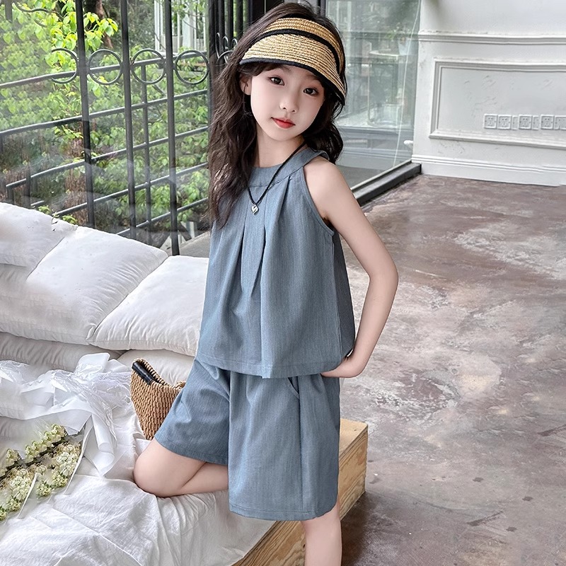 女童洋气时髦套装网红炸街两件套