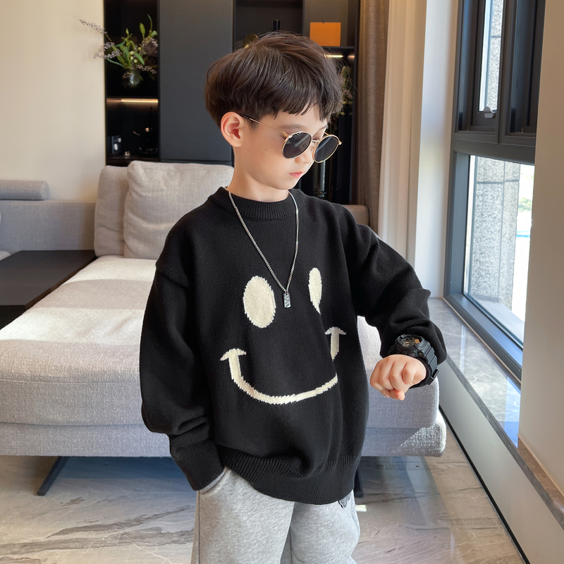 男童毛衣儿童休闲针织打底衫洋气