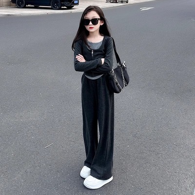 女童秋季新款童装洋气时髦两件套