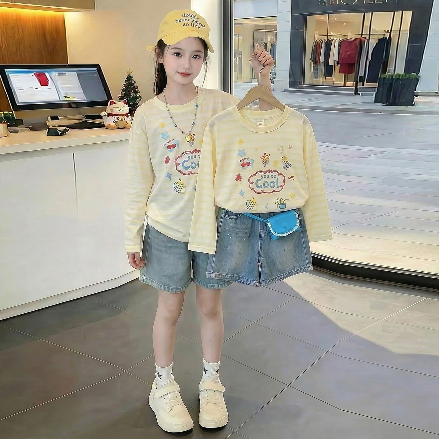 女童T恤初中生夏季薄款防晒衣图片