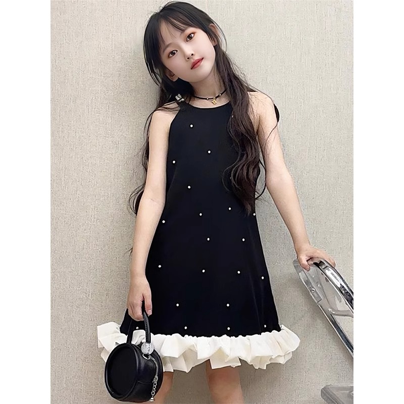 女童连衣裙夏季儿童小香风吊带裙