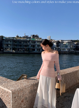 米米规则拼接蕾丝飘逸气质优雅半裙2026初春半身裙M16733-DSW