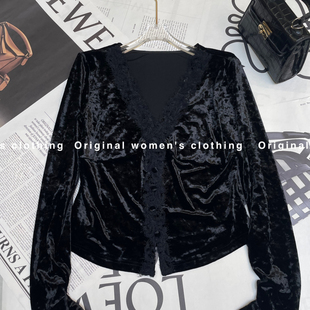 米米店上新啦高级版花下眠高级蕾丝上衣小衫(含30真丝)YS48-Js4