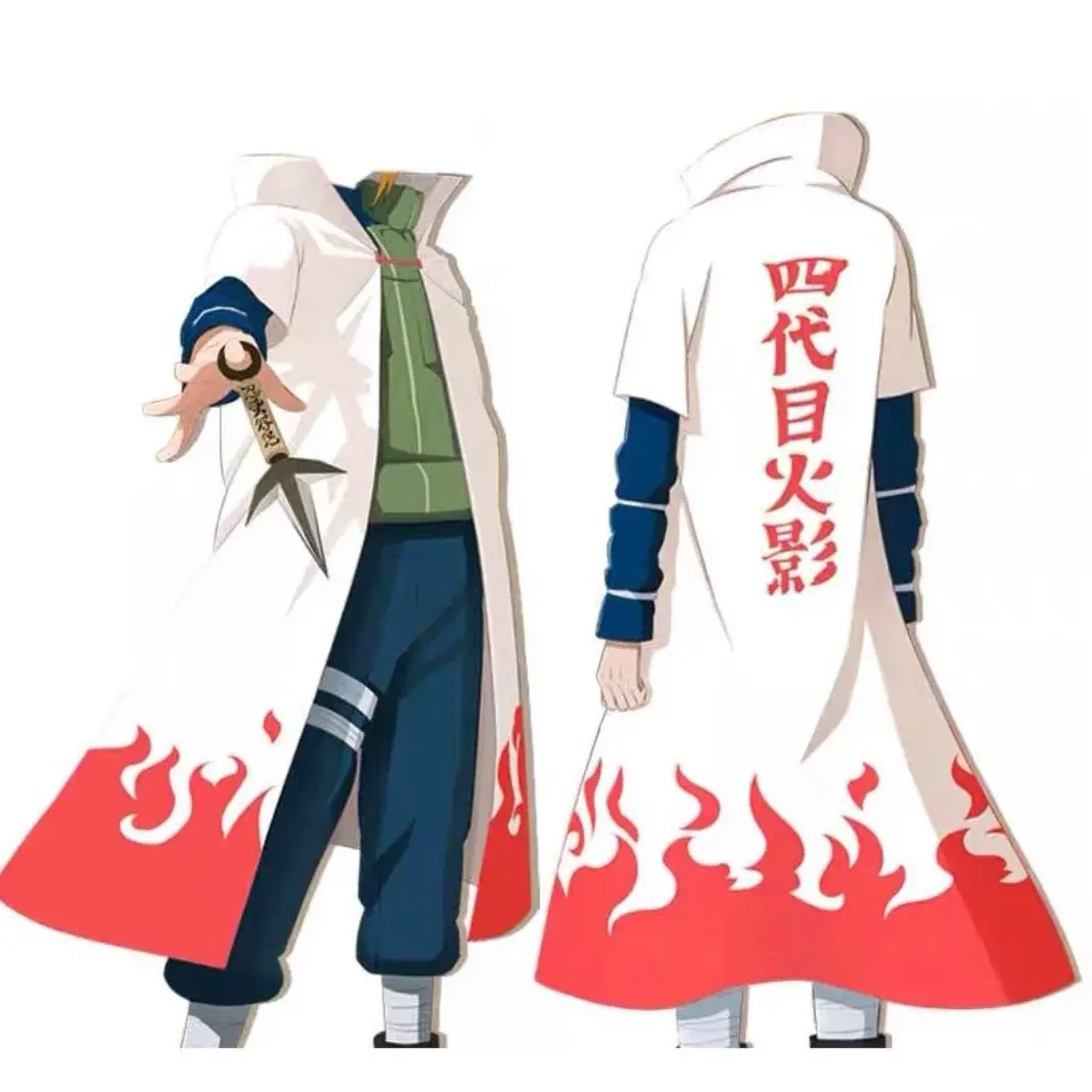 四代目火影披风动漫4代忍者衣服衣服波风水门同款火影服装外套