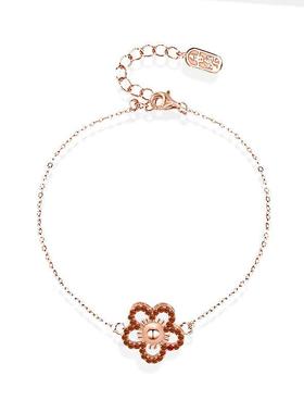 小红花小红花纯银手链女性