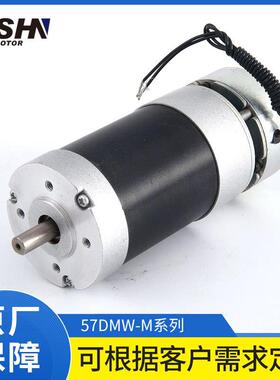 57mm刹车电机12V24V48V220V50W100W150W直流无刷电机