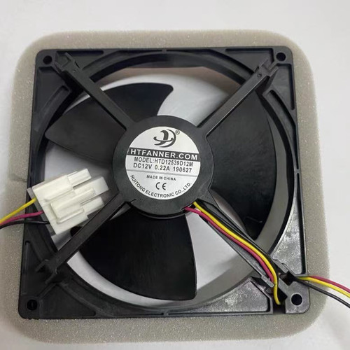 冰箱风扇 风机 HTD12539D12M DC12V 0.22A 3线雪柜风机