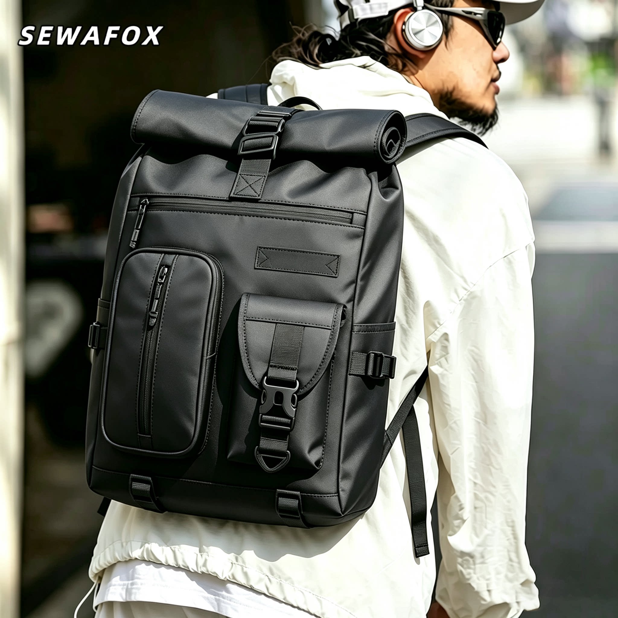 SEWAFOX塞瓦狐男士户外旅行背包