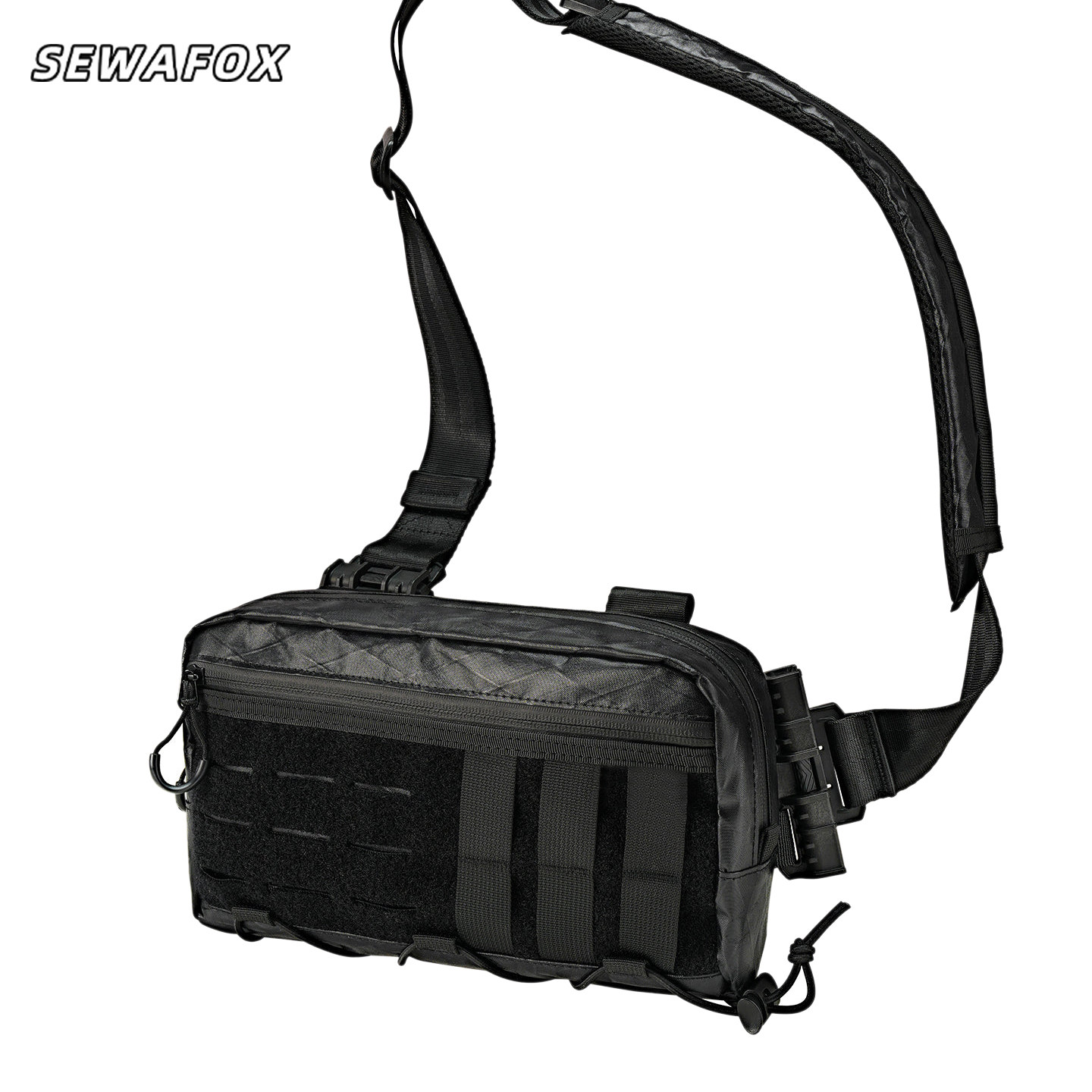 战术机能斜挎包男款休闲户外多功能单肩包防水通勤便携相机摄影包