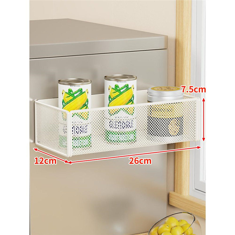 厨房冰箱磁吸置物架磁性免打孔外侧面磁铁侧收纳盒篮子挂篮筐挂袋