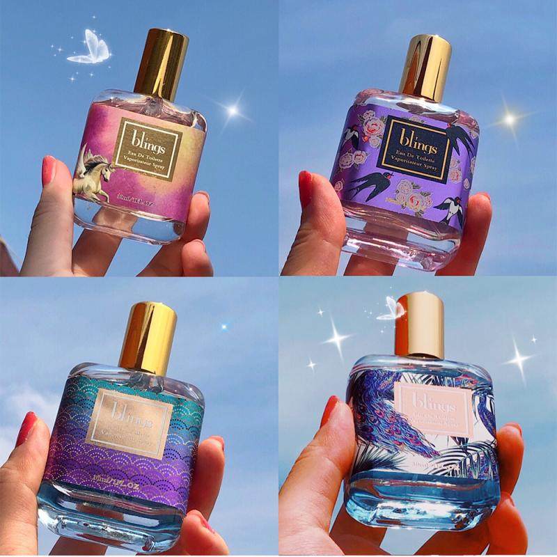 blings独角兽大吉岭茶黑鸦片蓝风铃香水女士持久淡香清新学生少女