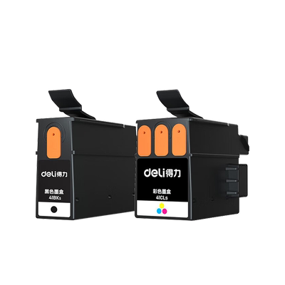 适用得力打印机墨盒C411Ws C412Ws C416Ws C419Ws喷墨打印机彩色墨水41CLs 41BKs黑色