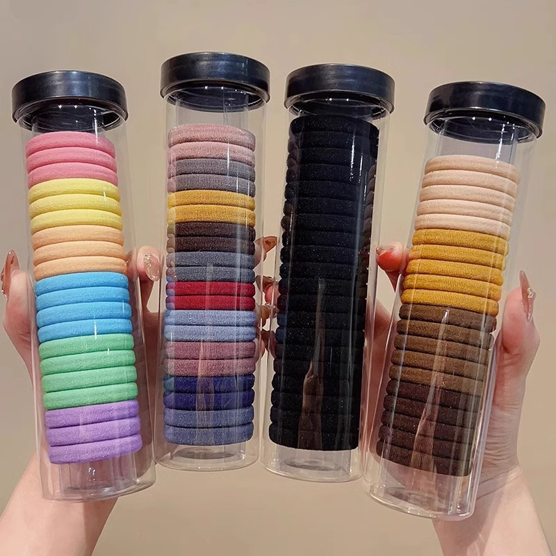 简约高弹力扎头发橡皮筋女