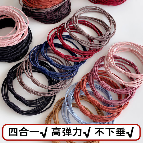 橡皮筋女扎头高级感发圈头绳