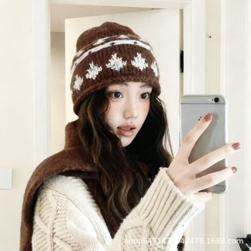 狗狗公园费尔针织无品牌保暖无檐