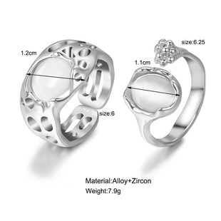 极速Vintage rings for women 复古戒指P小众设计轻奢开口可调节