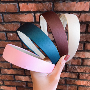 极速1PC Plafstic Fashion Canvas Wide Headband Hair Band Head