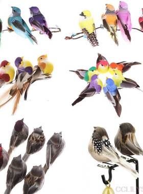 极速1PCS/2PCS Artificial Birxds Fake Foam Animal Simulation