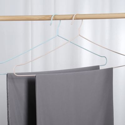 极速超大号大被子衣架非不锈钢晒晾被单床K单衣架实心防滑浸塑沙