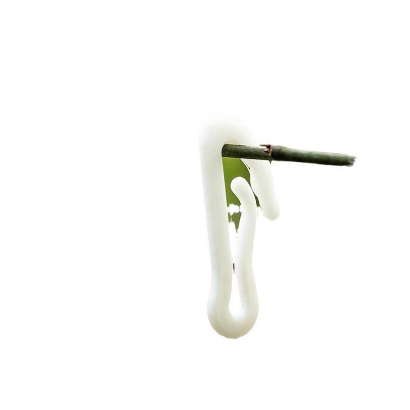 极速农用西瓜大棚塑料薄膜工具蝴蝶勾棚头套紧固挂勾W塑料聚碳卡