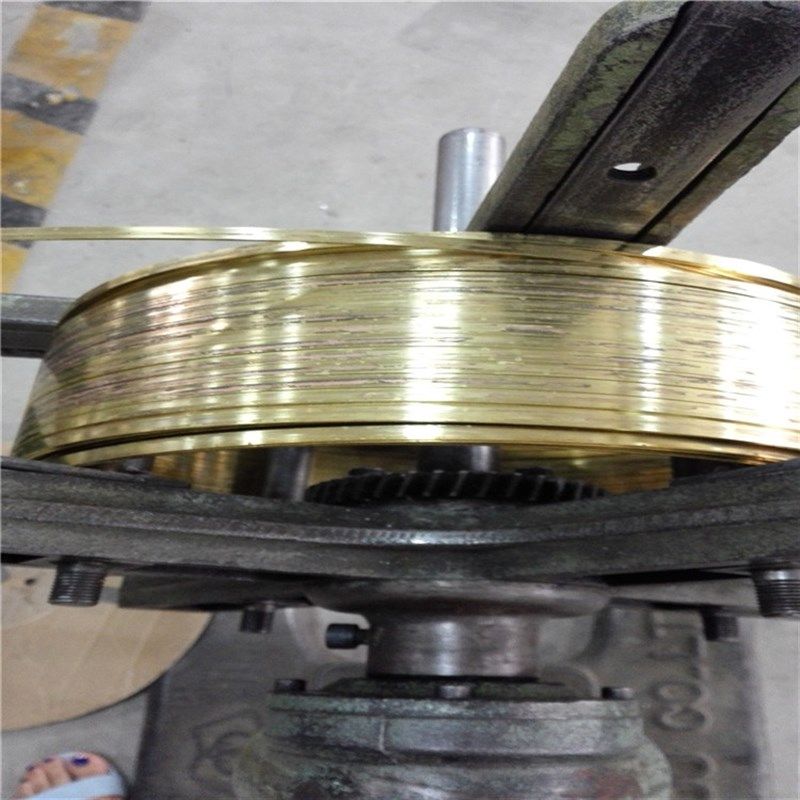 极速H65c H62黄铜扁线 插头1.45*6.25 1.3*6.2 拉链紫铜方线T2 1*