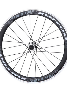 极速RUITUO j451碟刹轮组 直拉大刀圈折叠车轮毂 20*1-/8 5培林 1