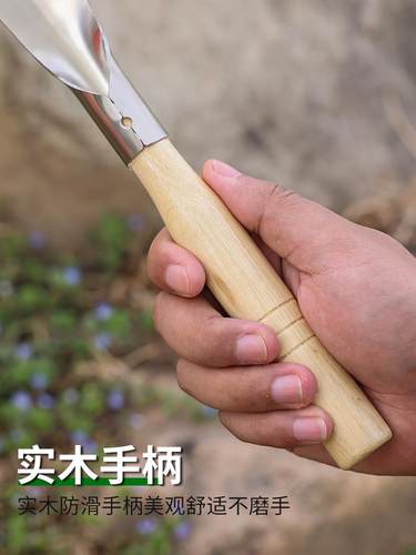 极速不锈钢小铲子户外挖土挖野菜锰钢铲种K花养花工具赶海家用种