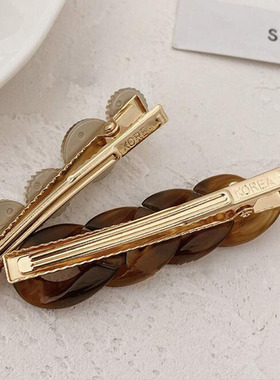 极速New Handmade Chapin Hair Clips Gold Color Long Barrettes