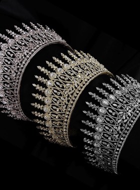 极速Jewelry Pageant Hair Accessories ClaKssic Elegant Tiaras