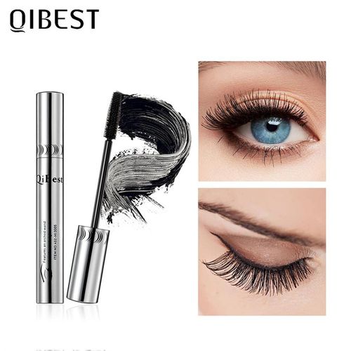 极速QIBEST Black Maspcara Eyelashes Mascara 4D Silky Eyelash