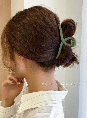 极速Korean elegant graceful largeC grip back head hairpin ha